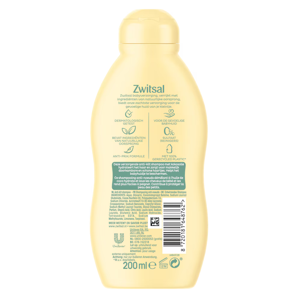 Zwitsal Shampoo – Anti Klit 200 ml