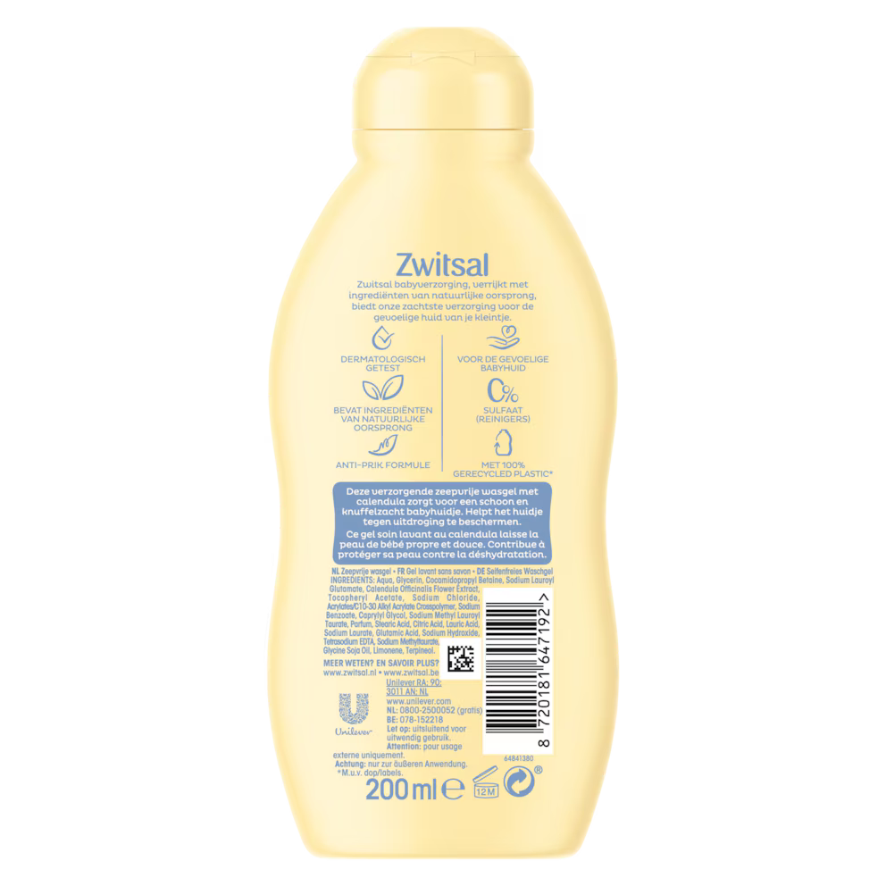 Zwitsal Wasgel – Zeepvrij 400 ml
