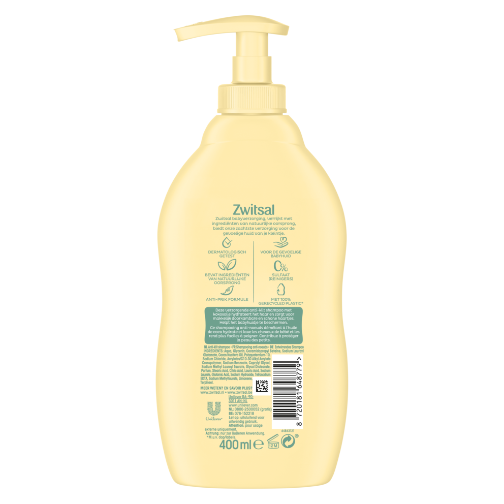 Zwitsal Shampoo – Anti Klit 400 ml