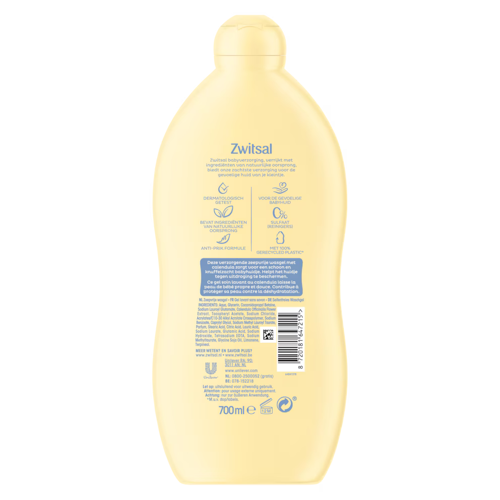 Zwitsal Wasgel – Zeepvrij 400 ml